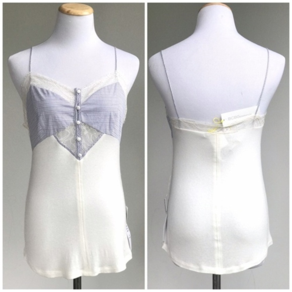 BCBGeneration lace tank top NWT